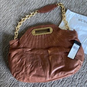 BCBGMaxazria leather tote bag